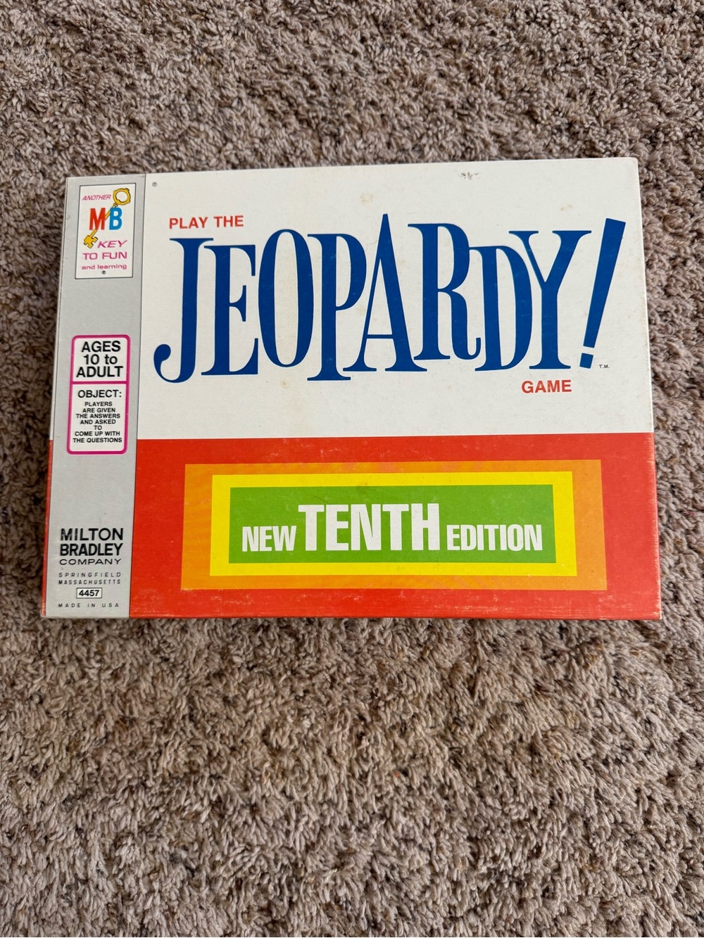 Vintage 1960s Jeopardy Board Game